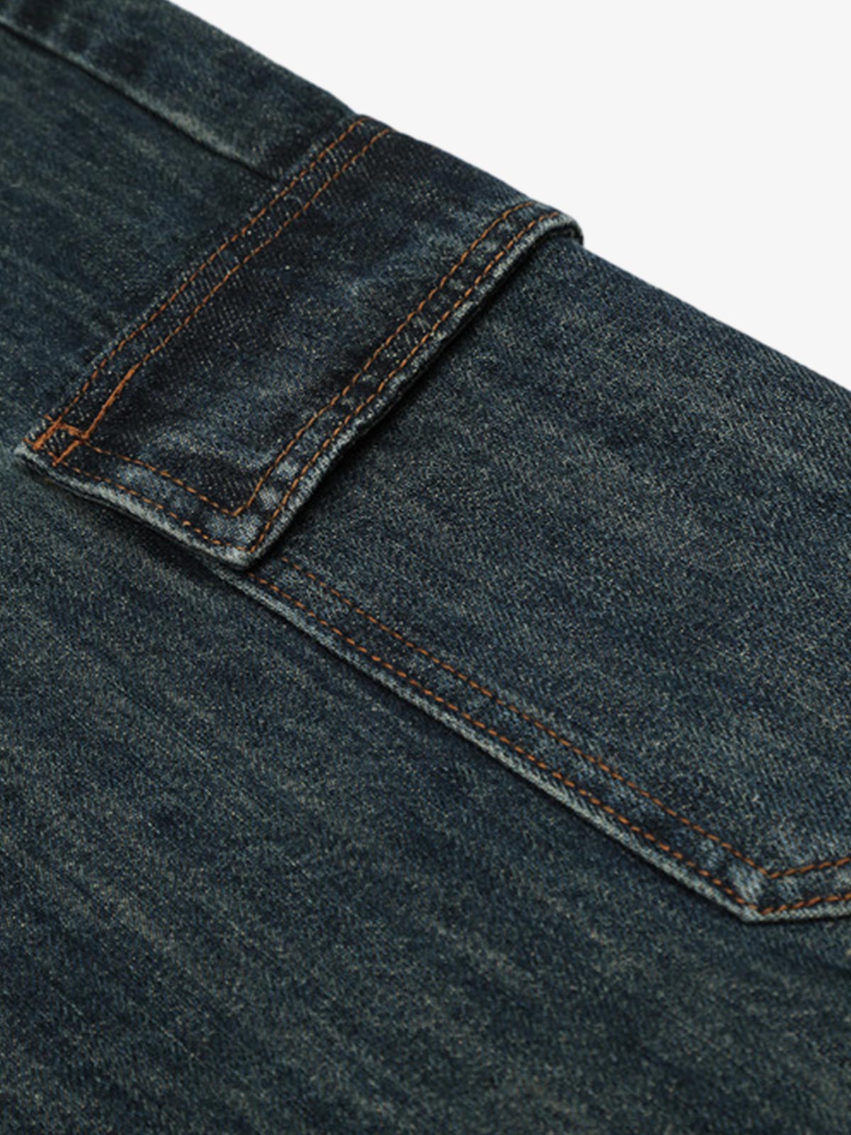 Deconstructed Multi-pocket Cargo Denim Jorts