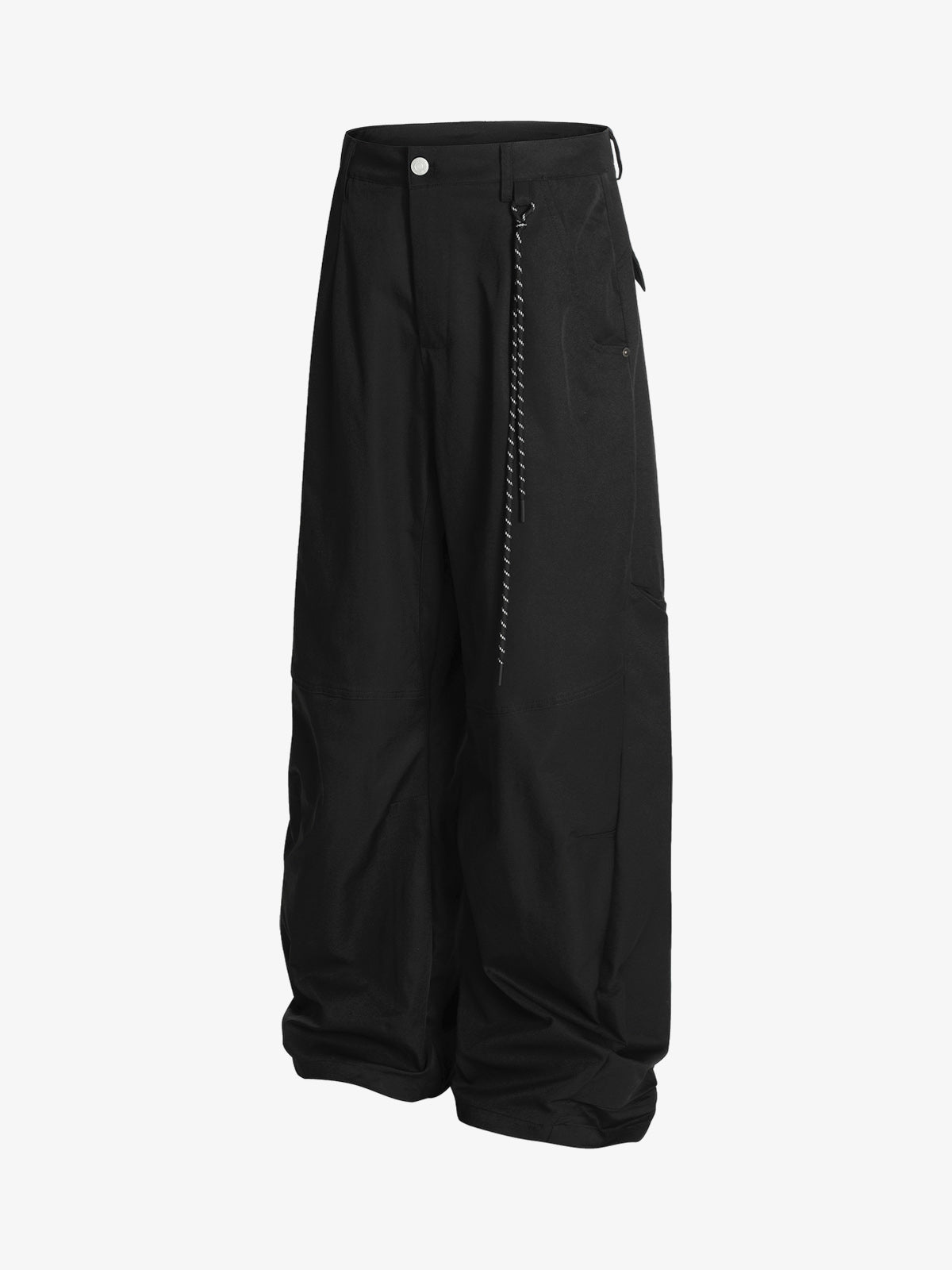 Belted Houndstooth Blazer Pants