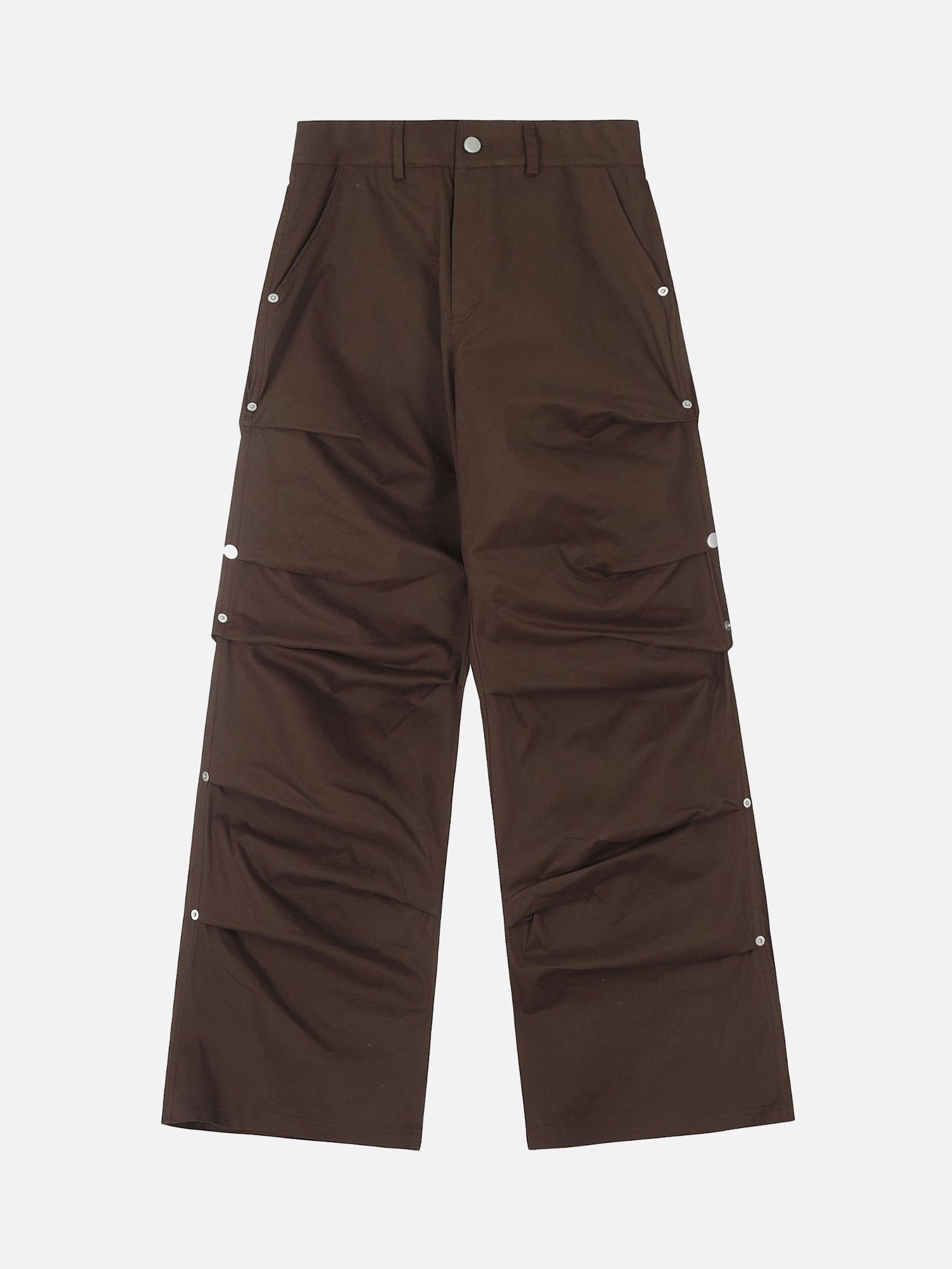Thesupermade American Street Trend Pleated Versatile Casual Pants