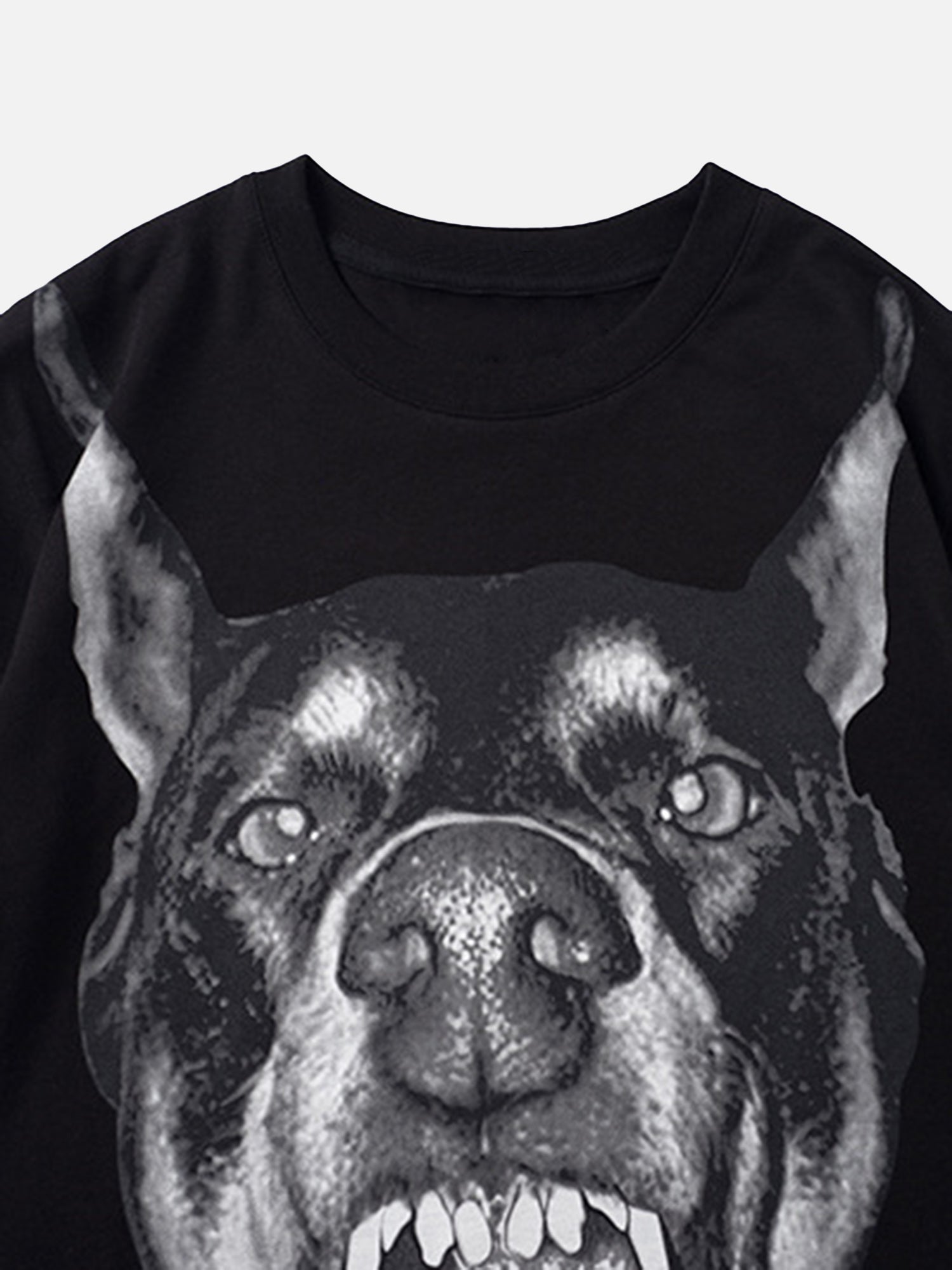 Thesupermade 3D Printed Doberman Dog Head Hip Hop T-shirt