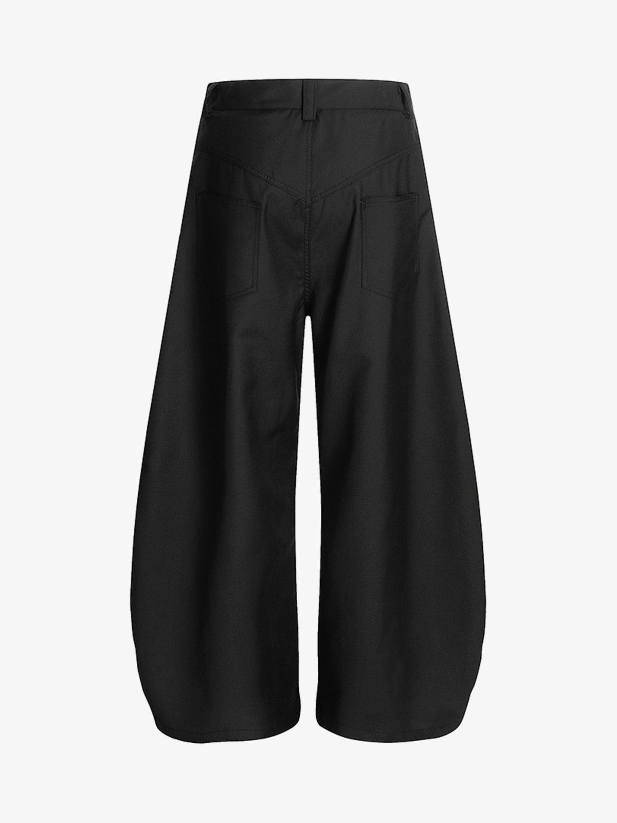 Adjustable Side Buttons Barrel Pants