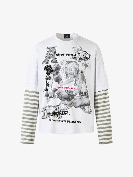 Skull Pattern Knit Sweater for Casual and Festive Wear