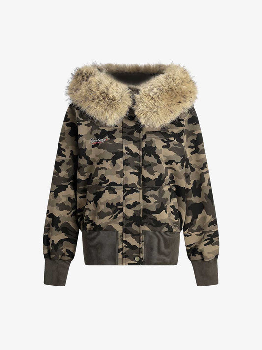 Camouflage Print Quilted Jacket for Men - Stylish and Versatile Winter Outerwear