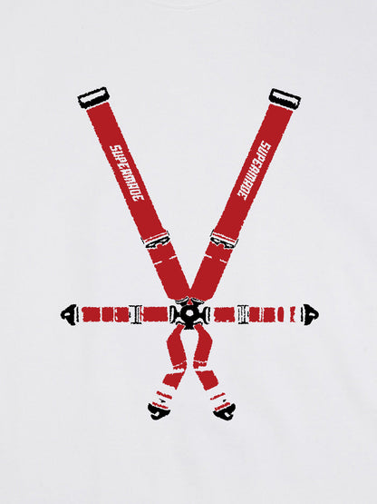 Original Racing seatbelt graphic T-shirt