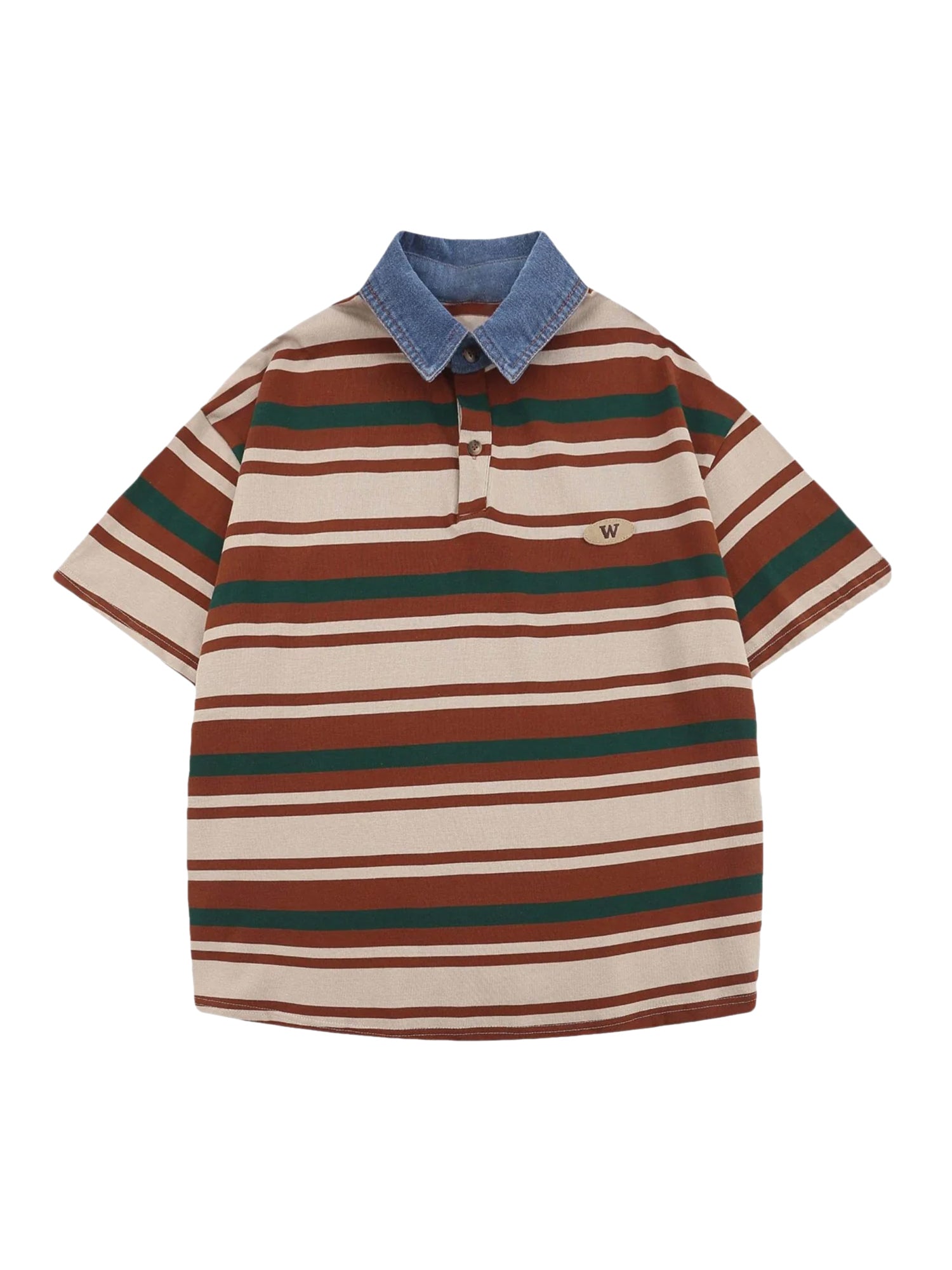 Retro striped polo hotsell