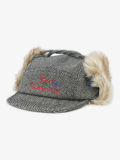 Winter Warmth Aviator Hat with Embroidered Design