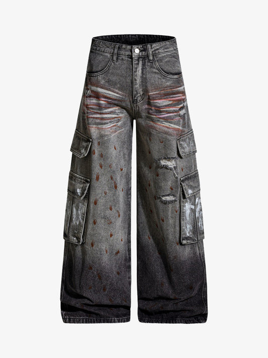 Plaid Jacket with Zipper Detail and Keychain Accessory - Perfect for Casual Outfits