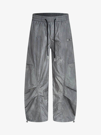 Retro Paratrooper Drape Barrel Pants
