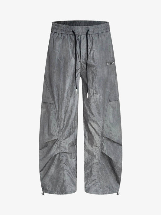 Retro Paratrooper Drape Barrel Pants