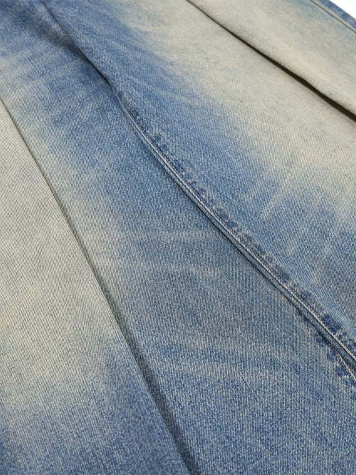 Plaid Jacket with Zipper Detail and Keychain Accessory