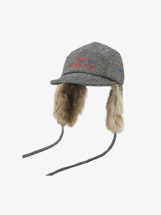 Winter Warmth Aviator Hat with Embroidered Design