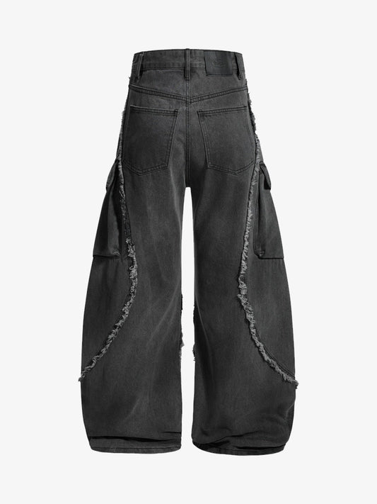 Plaid Jacket with Zipper Detail and Keychain Accessory