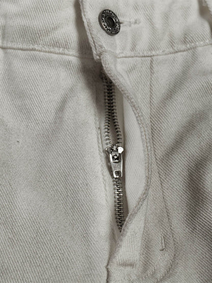 Stylish Wide-Leg Trousers with Unique Embroidered Design for Women