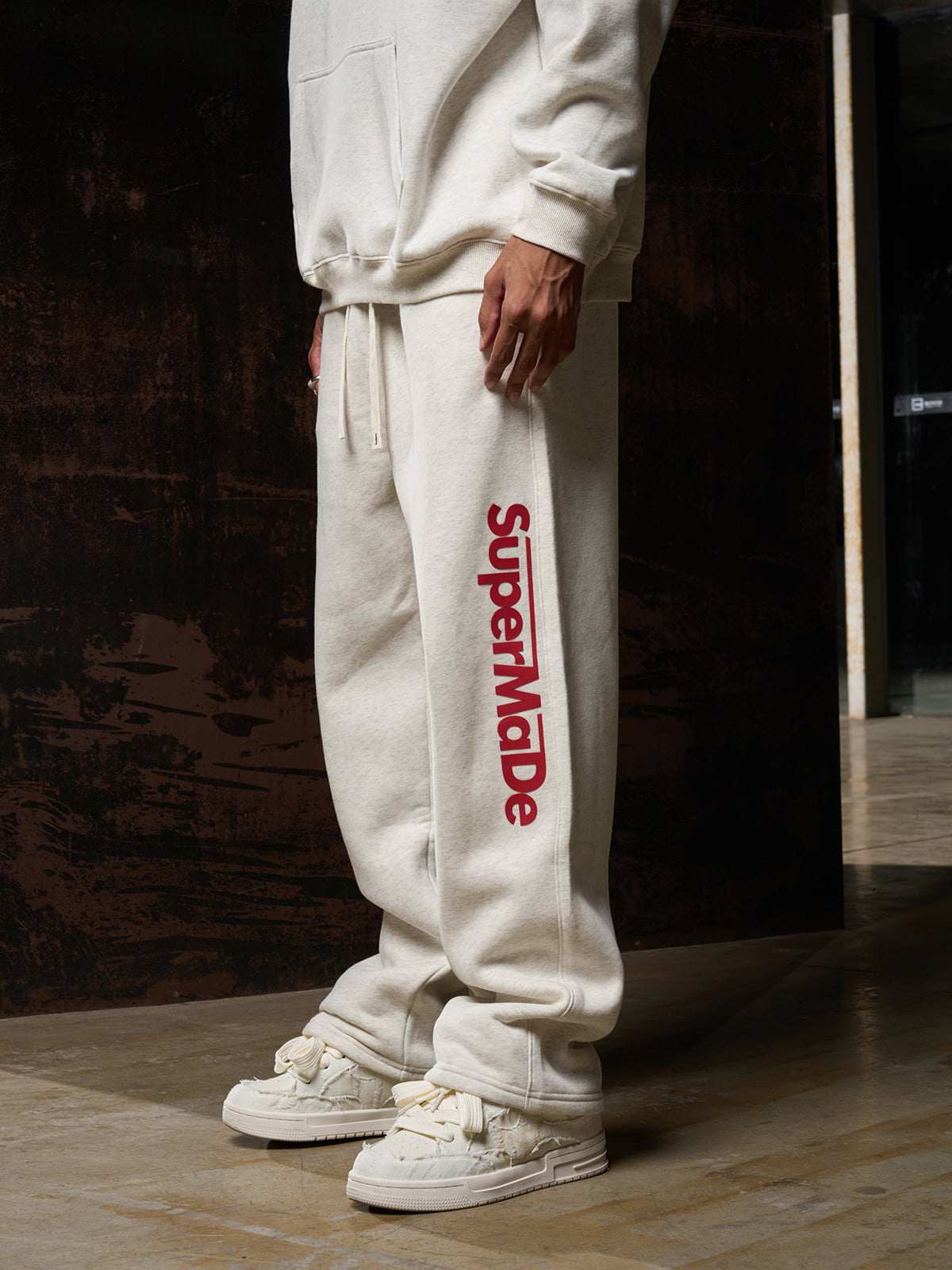 Streetwear SuperMade  Letter Print Casual Set