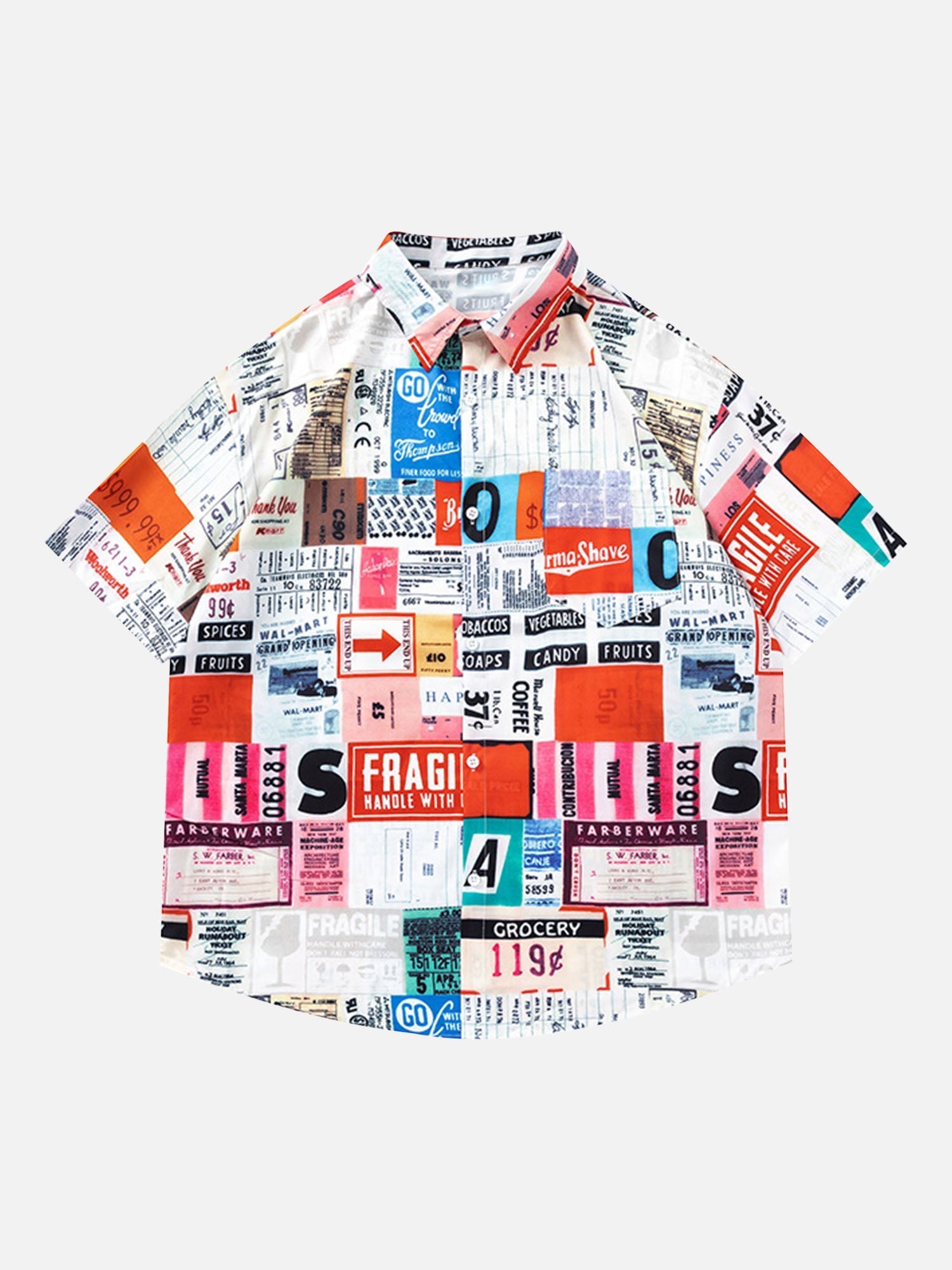 Thesupermade Street Full Printed Short-sleeved Shirts