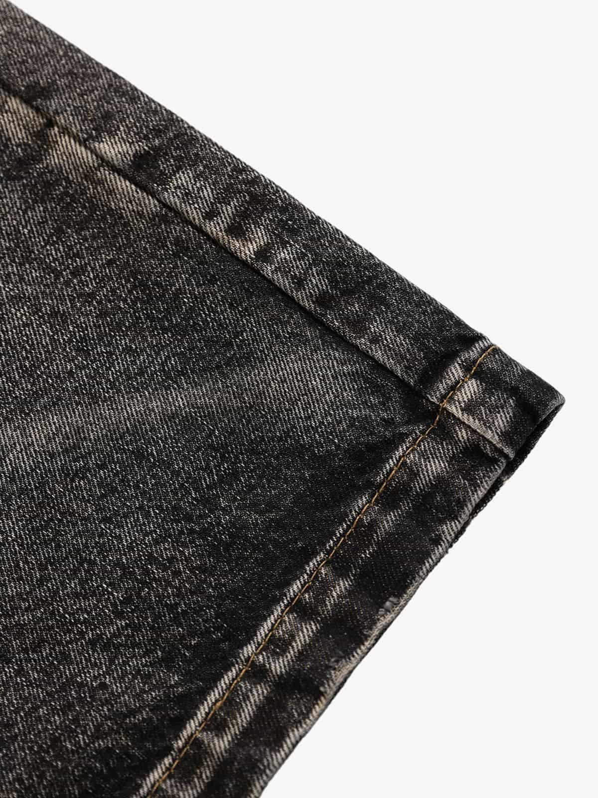 High-Waisted Wide-Leg Cargo Pants with Unique Pocket Design