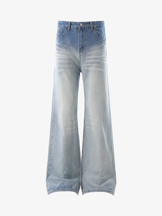 High-Waisted Wide-Leg Cargo Pants with Unique Pocket Design