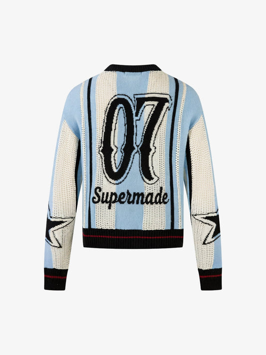 Stylish Contrast Panel Zip-Up Sweater for Casual and Sporty Looks