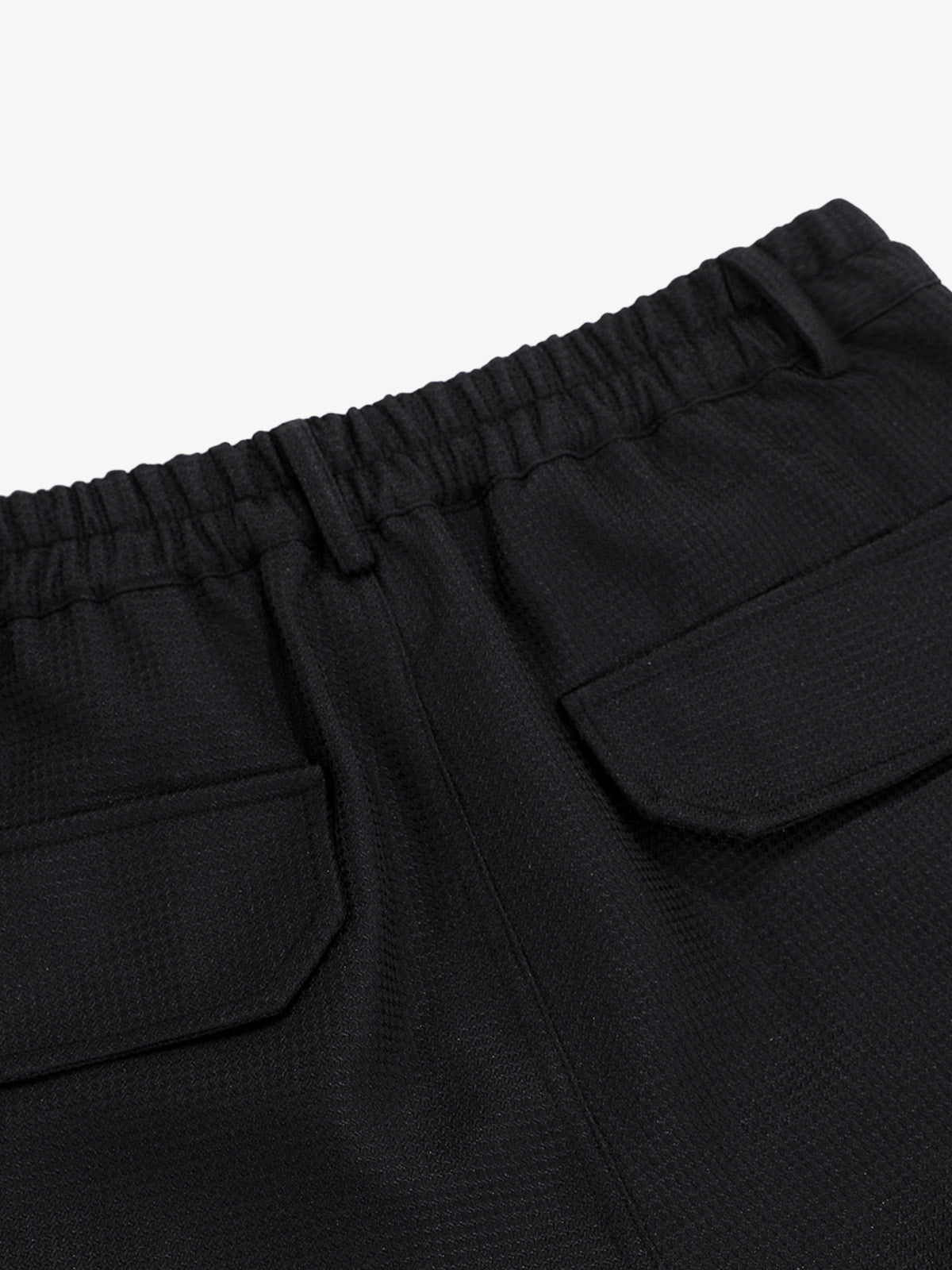 Stylish High-Waisted Black Trousers with Crystal Embellishments