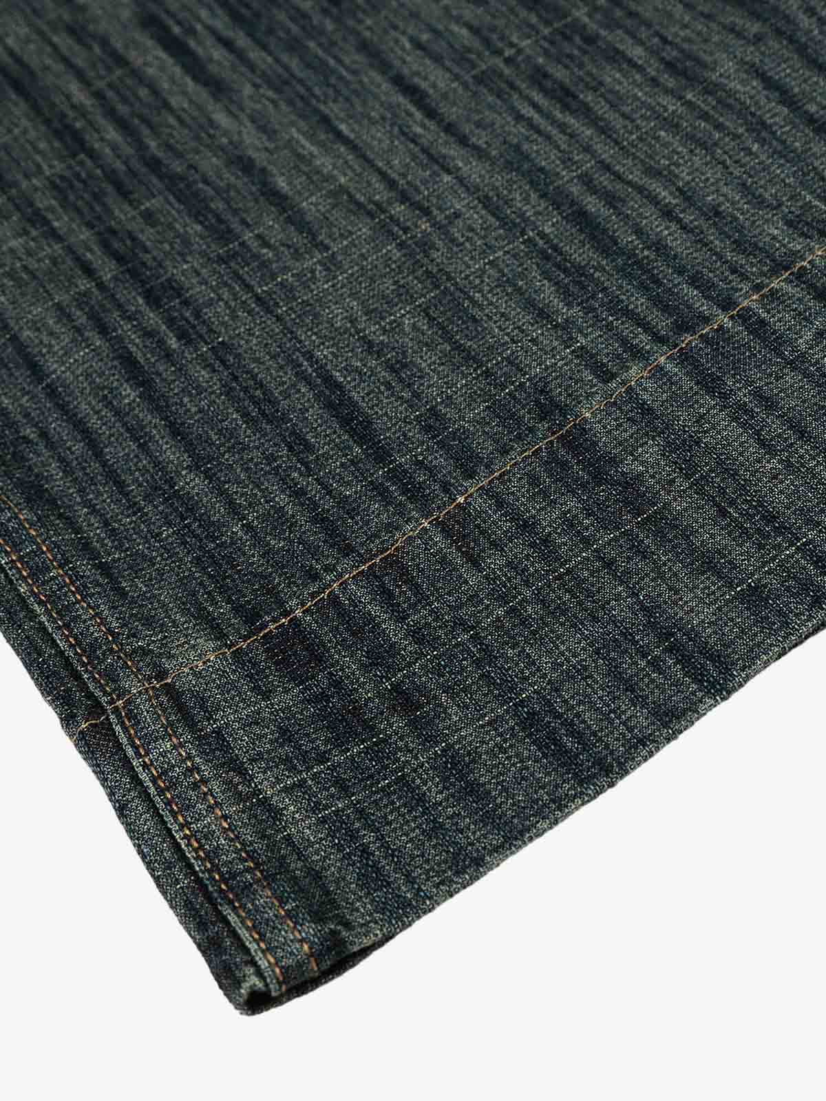 Wide-Leg High-Waisted Denim Trousers for Modern Fashionistas