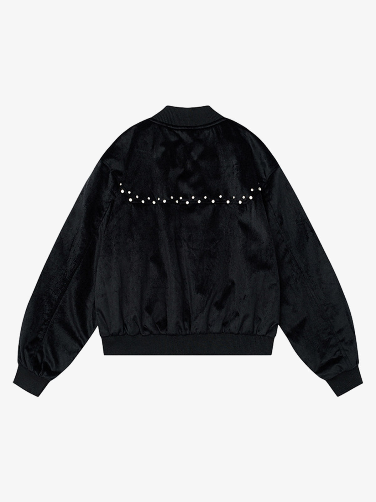 Stylish Embellished Bomber Jacket for Women - Perfect for Fall and Winter Outfits