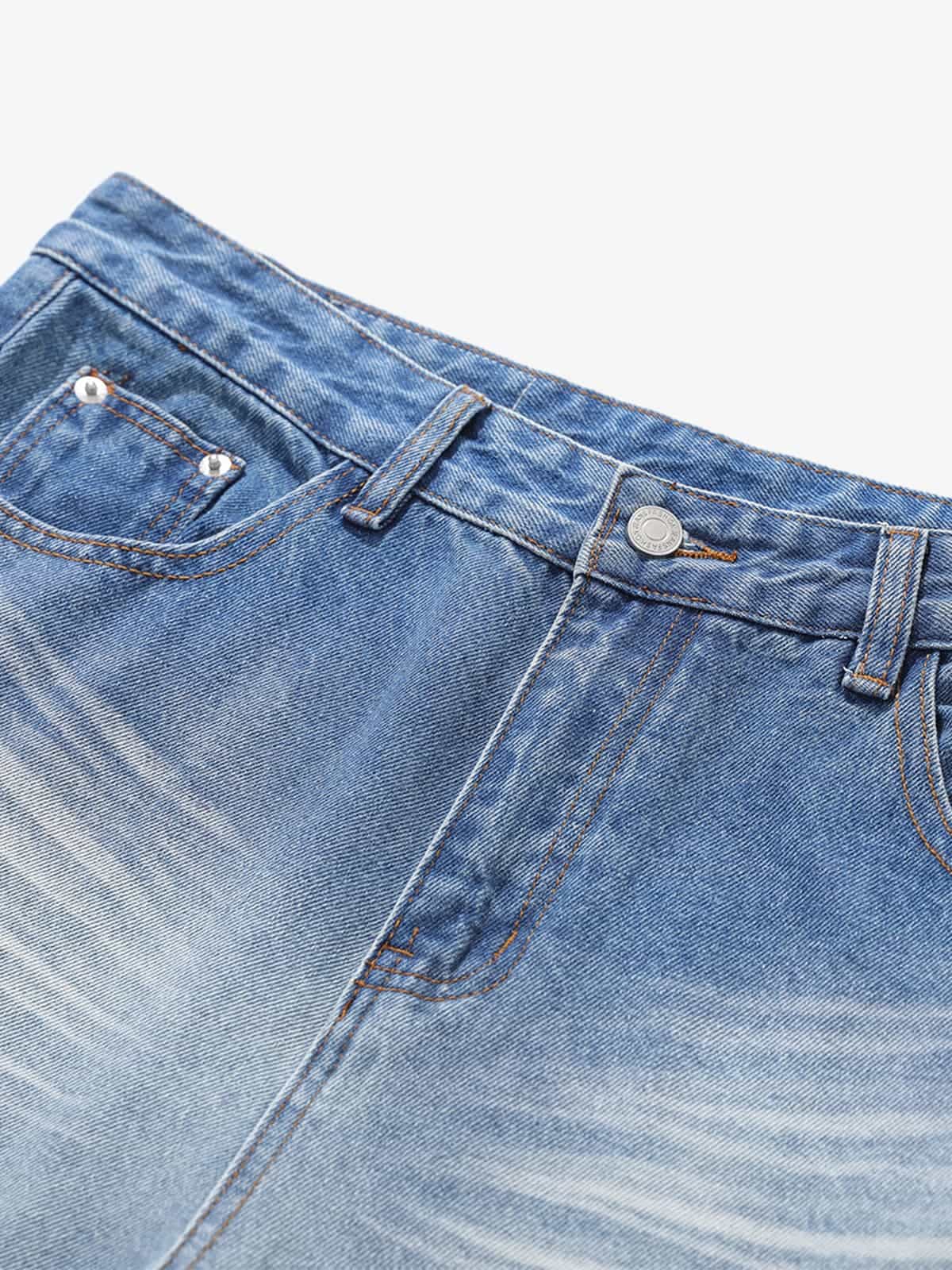 High-Waisted Wide-Leg Cargo Pants with Unique Pocket Design