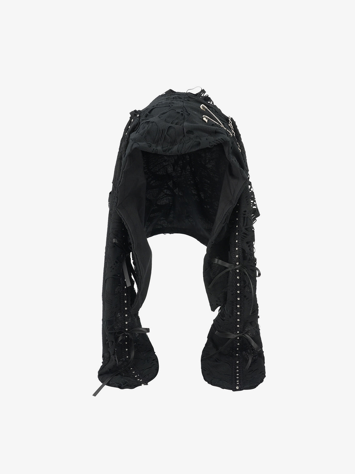 Elegant Lace Bonnet with Adjustable Ties for Versatile Styling