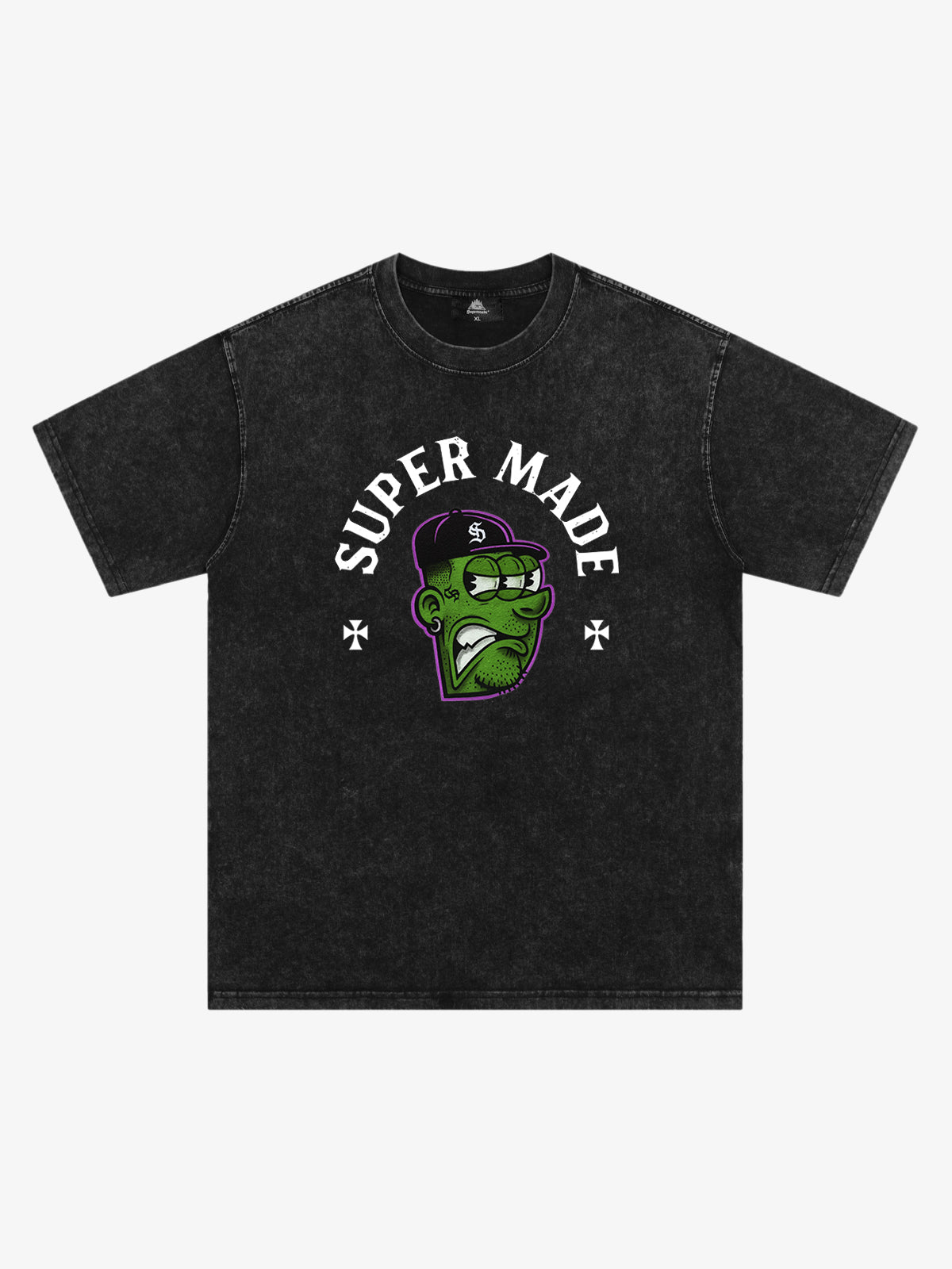 Graphic T-Shirt with Bold Monster Design for Casual Wear