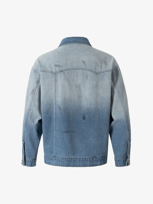 Embroidered Floral Denim Jacket - Perfect for Spring and Casual Outings