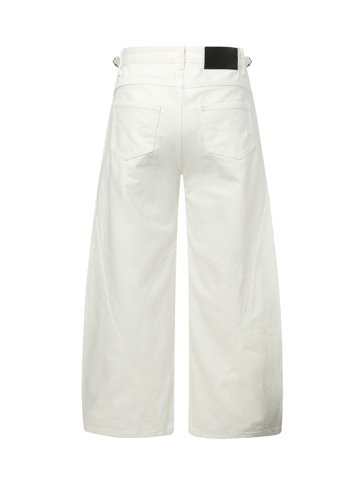 Washed Distressed Deconstructed Pleated Scimitar Jorts