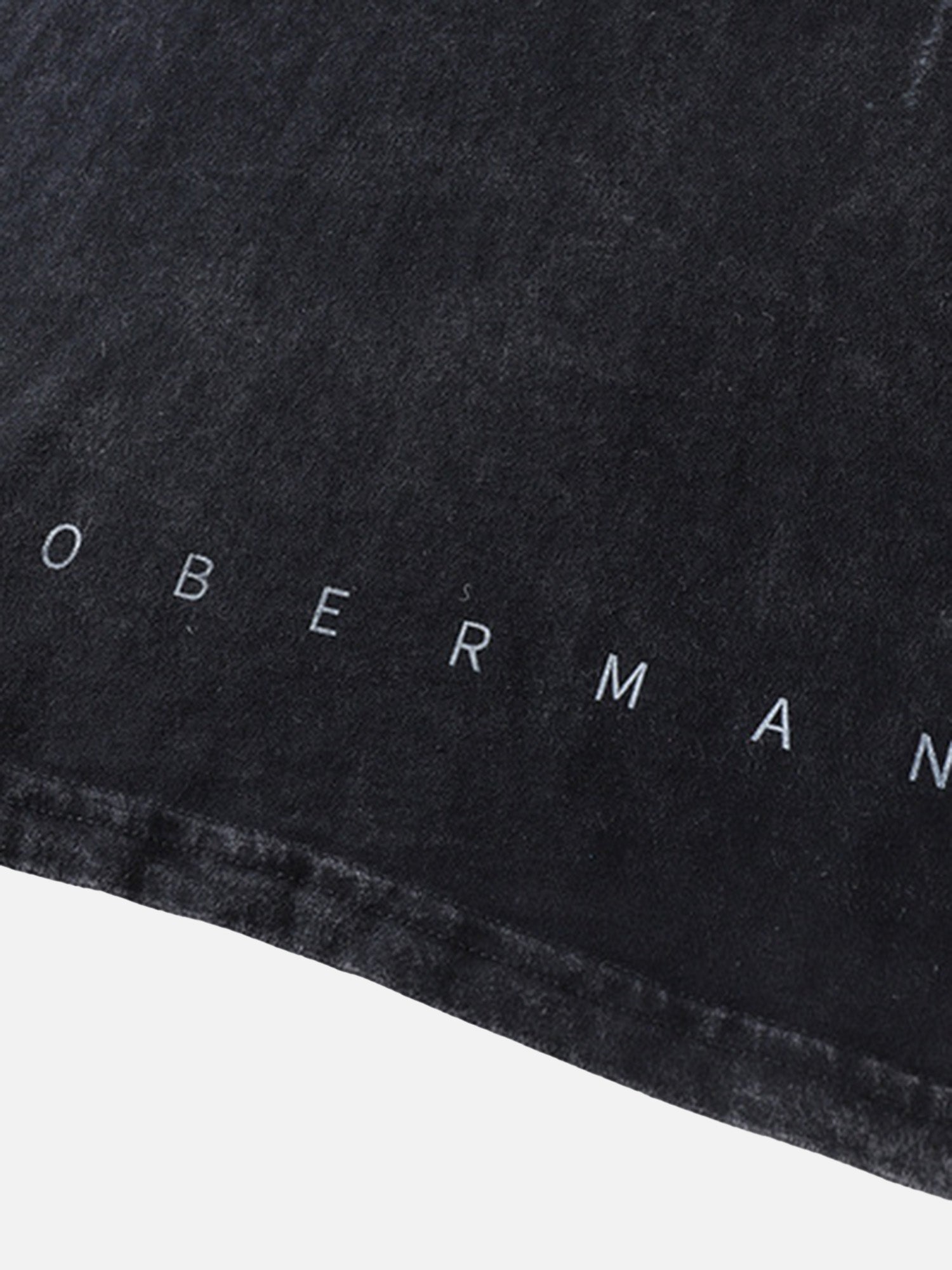 Thesupermade Retro Hip-hop Doberman Print T-shirt