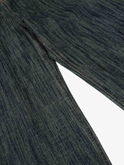 Wide-Leg High-Waisted Denim Trousers for Modern Fashionistas