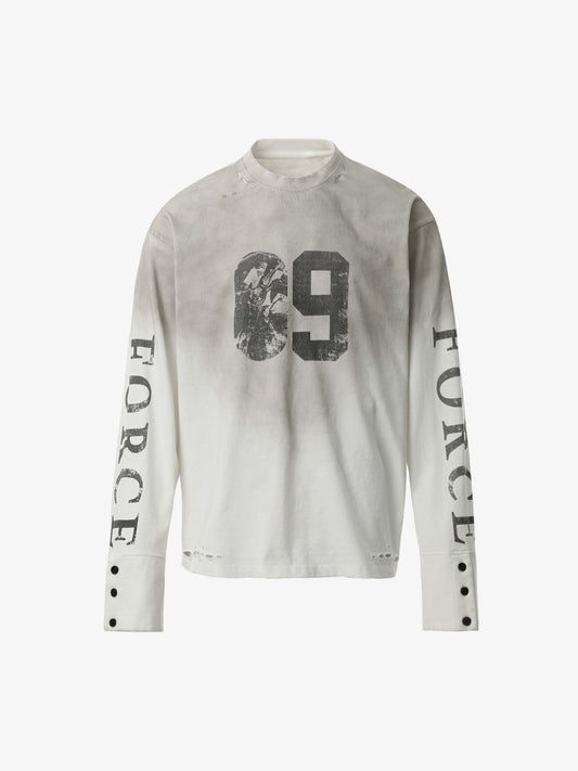 Distressed NO. 09 Long Sleeve T-Shirt