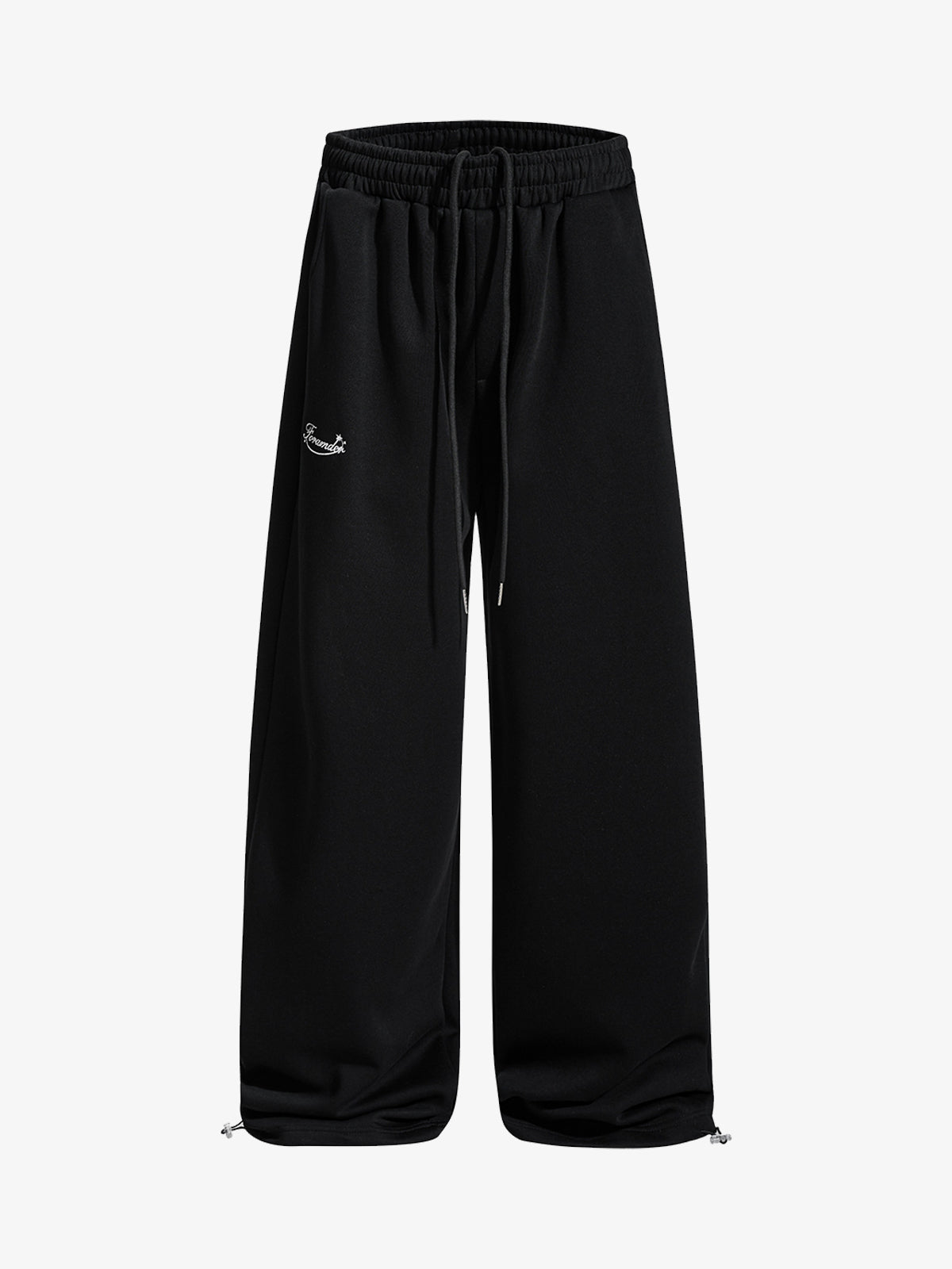 Stylish Wide-Leg Pants with Unique Waist Detailing for Women