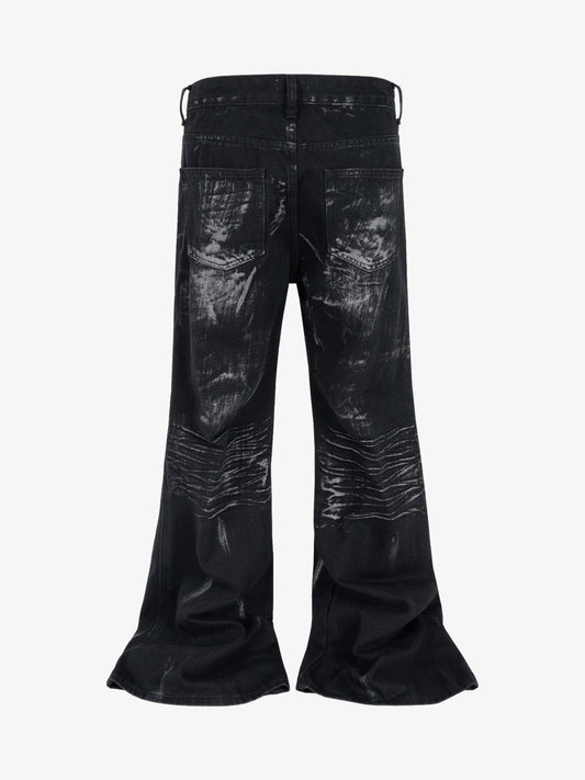 Stylish Star-Embellished Flared Jeans for Women - Perfect for Trendy Outfits