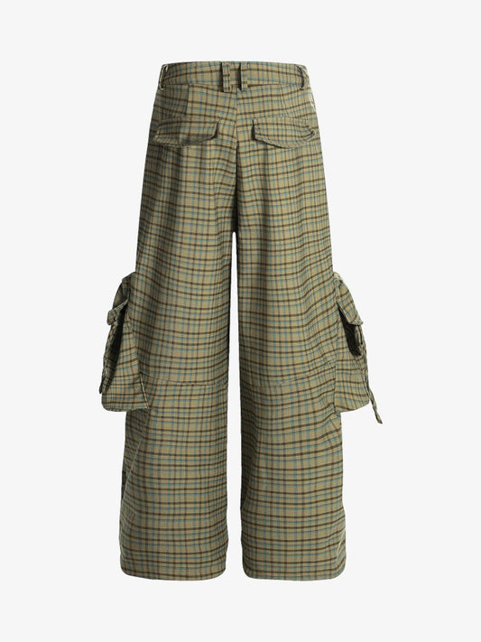 Plaid Drawstring Shorts for Casual Wear