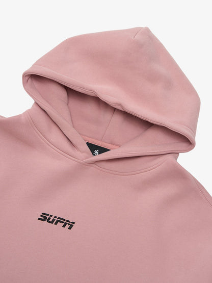 SUPM Minimalist Logo Pink Hoodie and Sweatpant Set