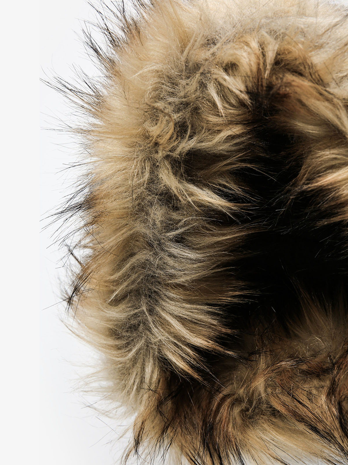 Faux Fur Trimmed Hooded Jacket for Winter and Fall