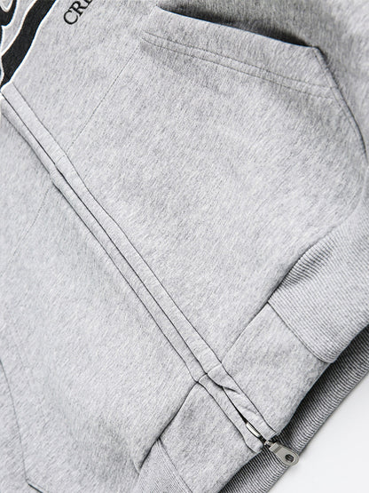 Faux Fur Trimmed Hooded Jacket for Winter and Fall