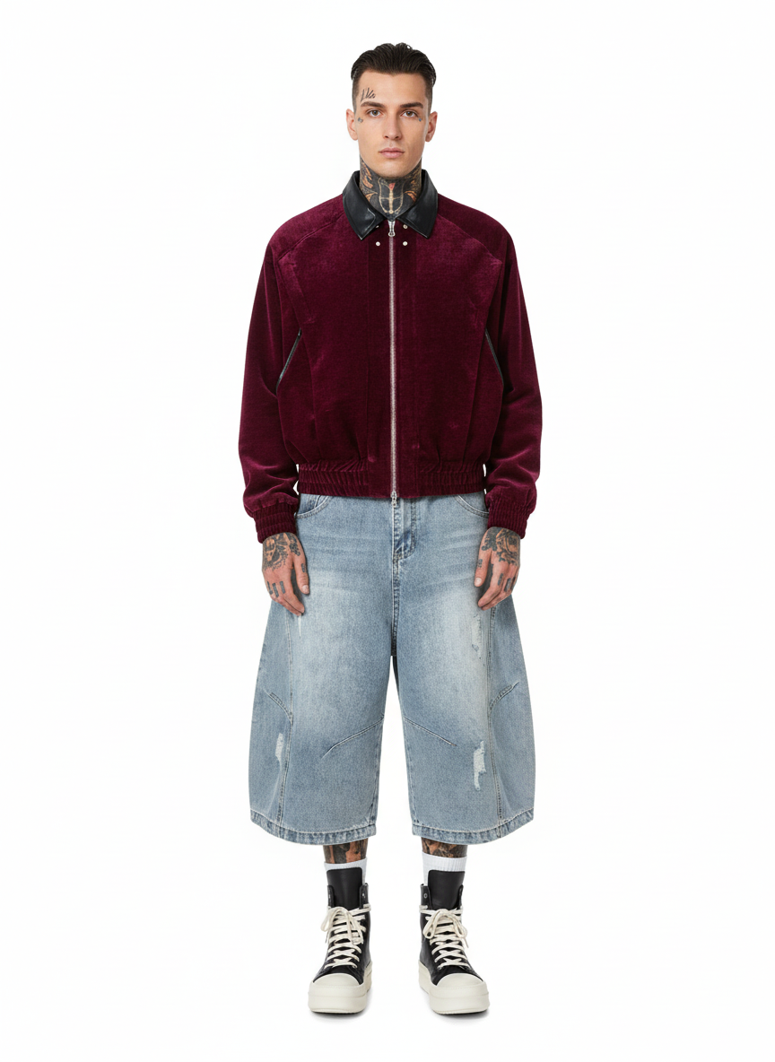 Retro Velvet Luxury Lapel Jacket