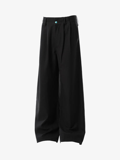 Turquoise Design Flared Scimitar Pants