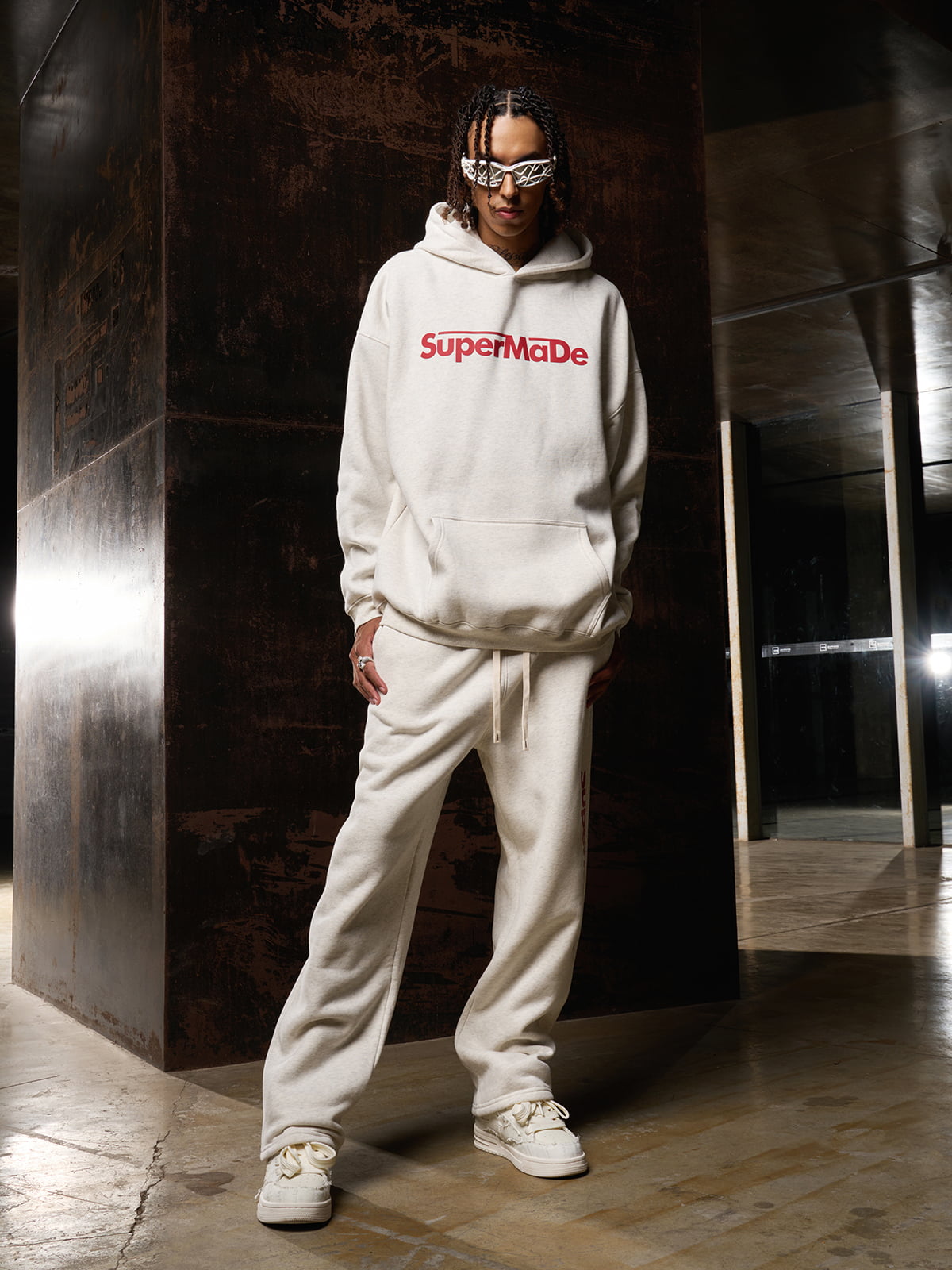 Streetwear SuperMade  Letter Print Casual Set