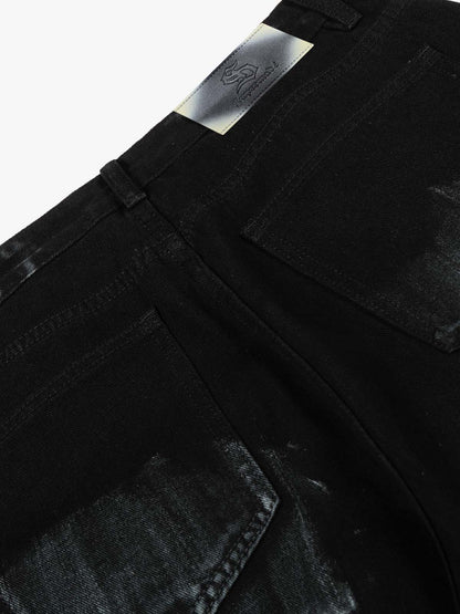 Street Star Painted Barrel Jeans