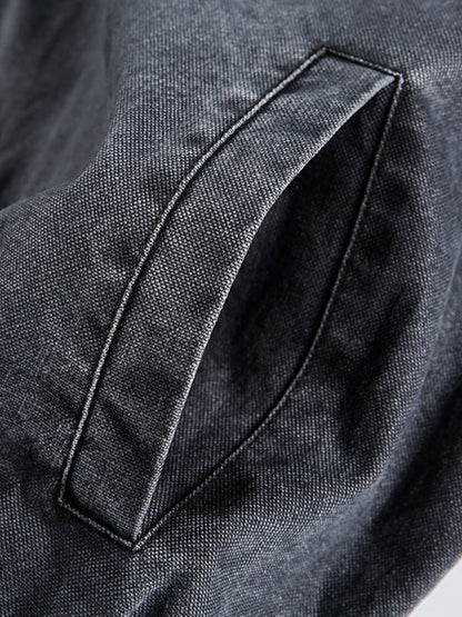 Stylish High-Collar Denim Jacket for All-Season Wear