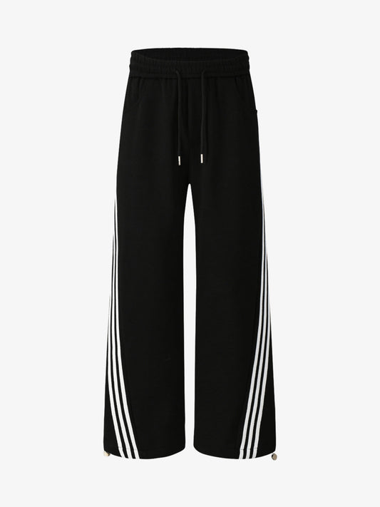 Striped Loose Drape Pants