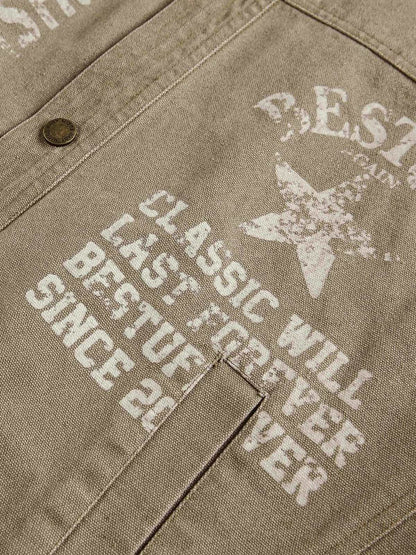 Stylish Graphic Print Jacket for Men - Perfect for Casual and Outdoor Wear