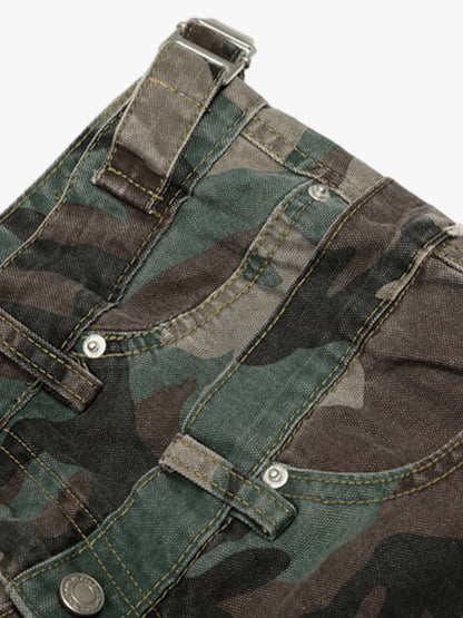Camouflage Print Jacket - Perfect for Outdoor Adventures and Casual Wear