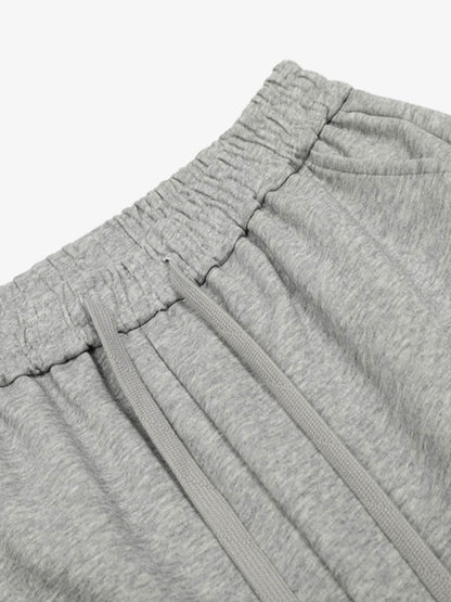 Stylish Grey Drawstring Waist Cargo Pants for Casual Wear