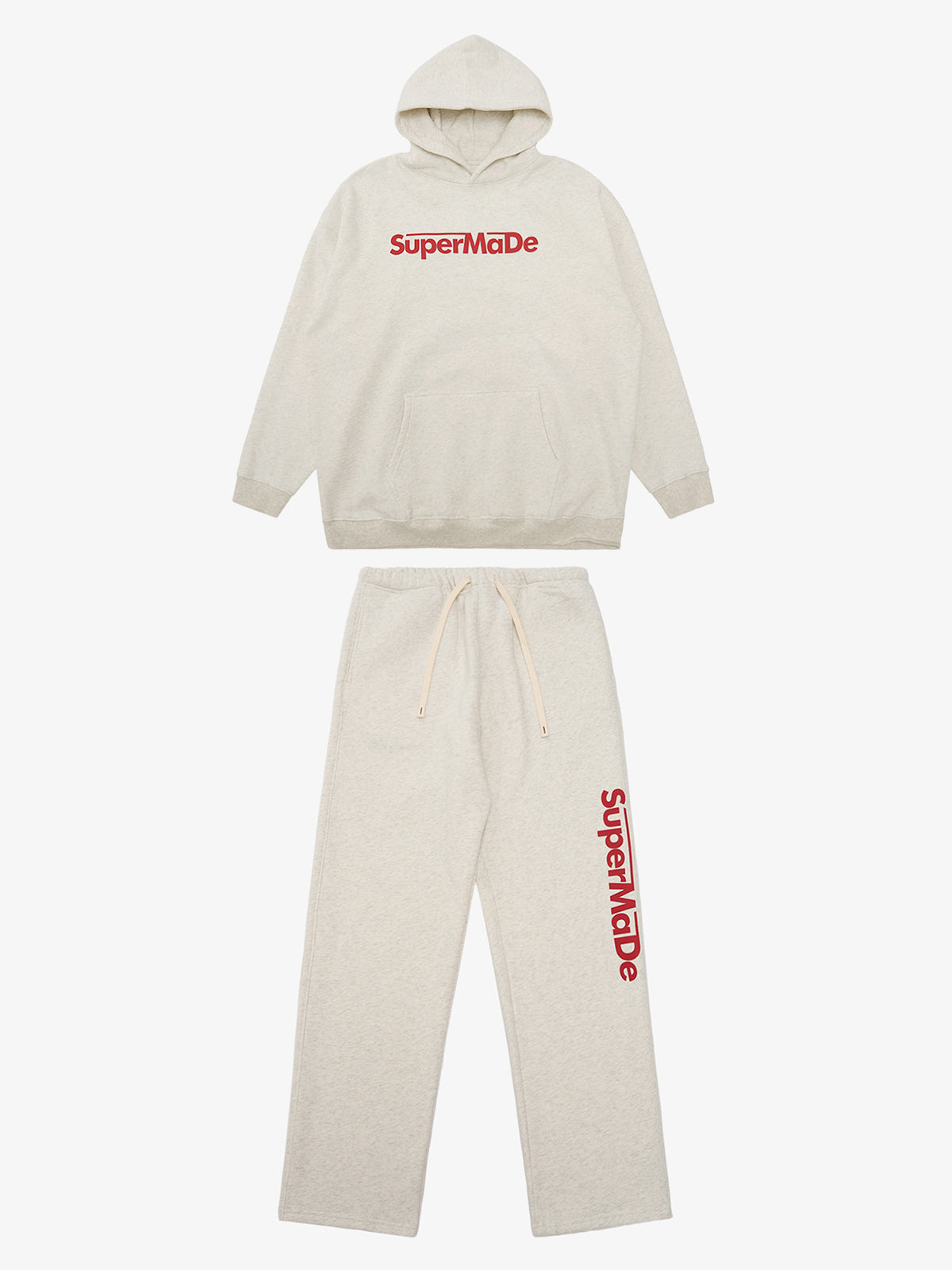 Streetwear SuperMade  Letter Print Casual Set