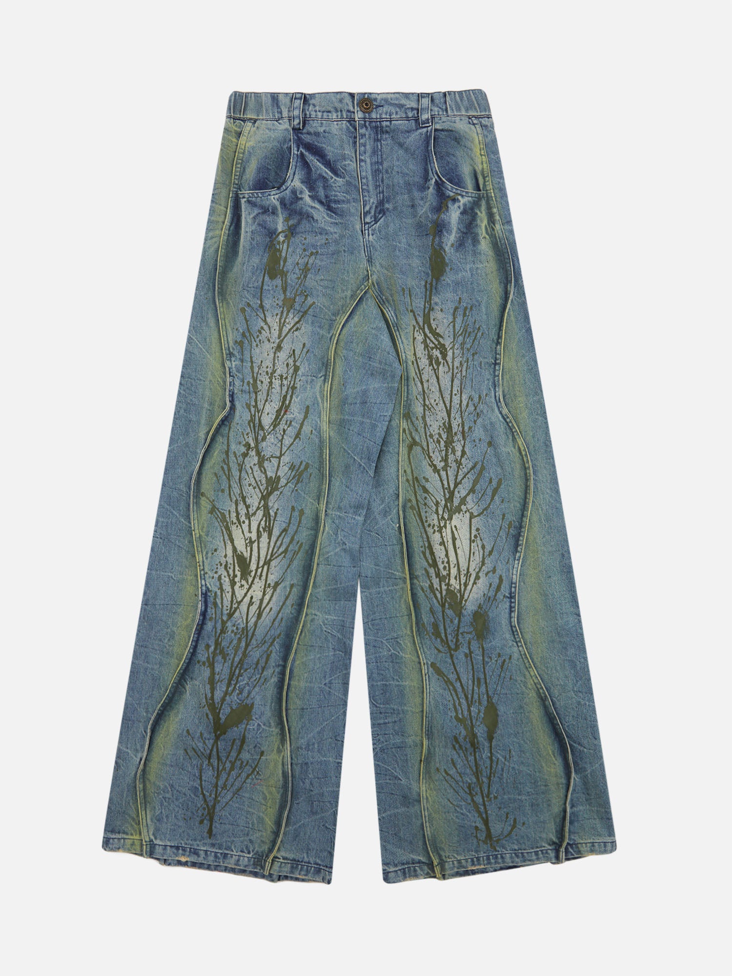 American Street Heavy Duty Washed Distressed Jeans
